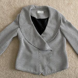 Calvin Klein 3/4 Sleeve Knit Blazer Size 6
